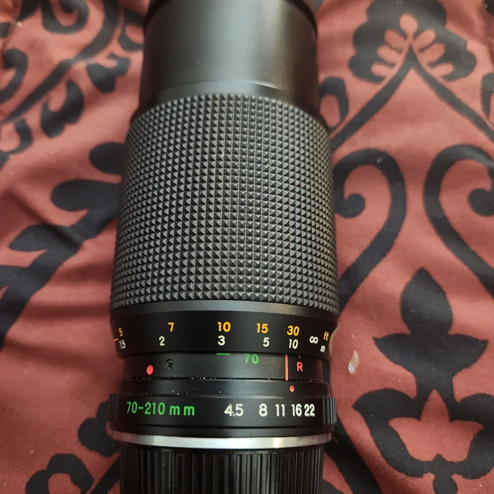 Yashica Black Lens with Textured Grip and Precision‎ Engineering